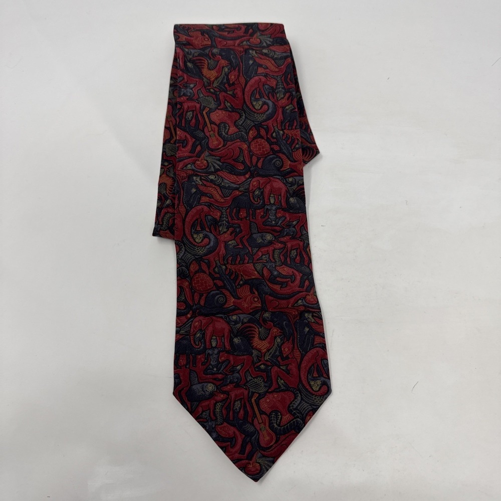 MC Escher Silk Tie Necktie Mosaic II Lithograph Made In Italy